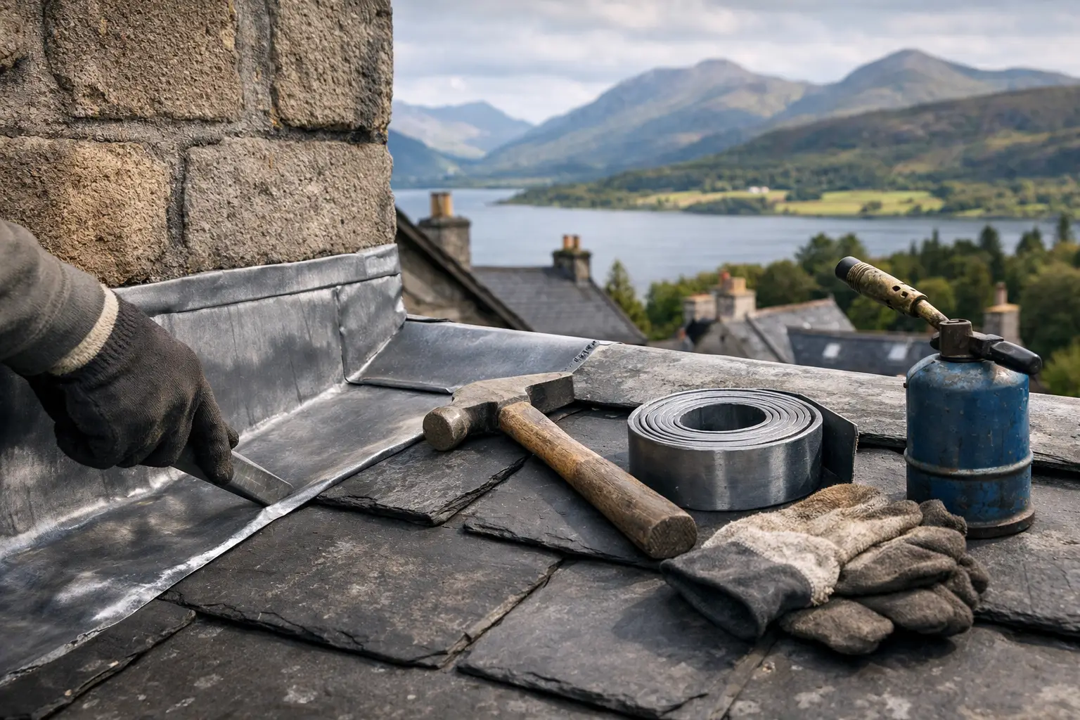 Lead Flashing Repair Cost in Scotland