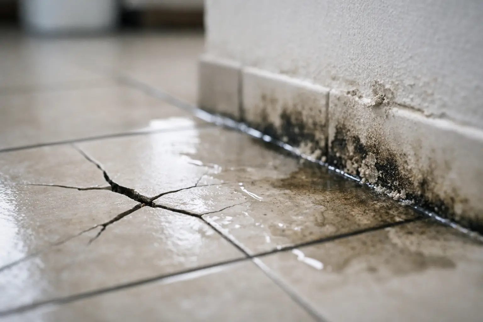 Can Cracked Tiles Cause Damp?