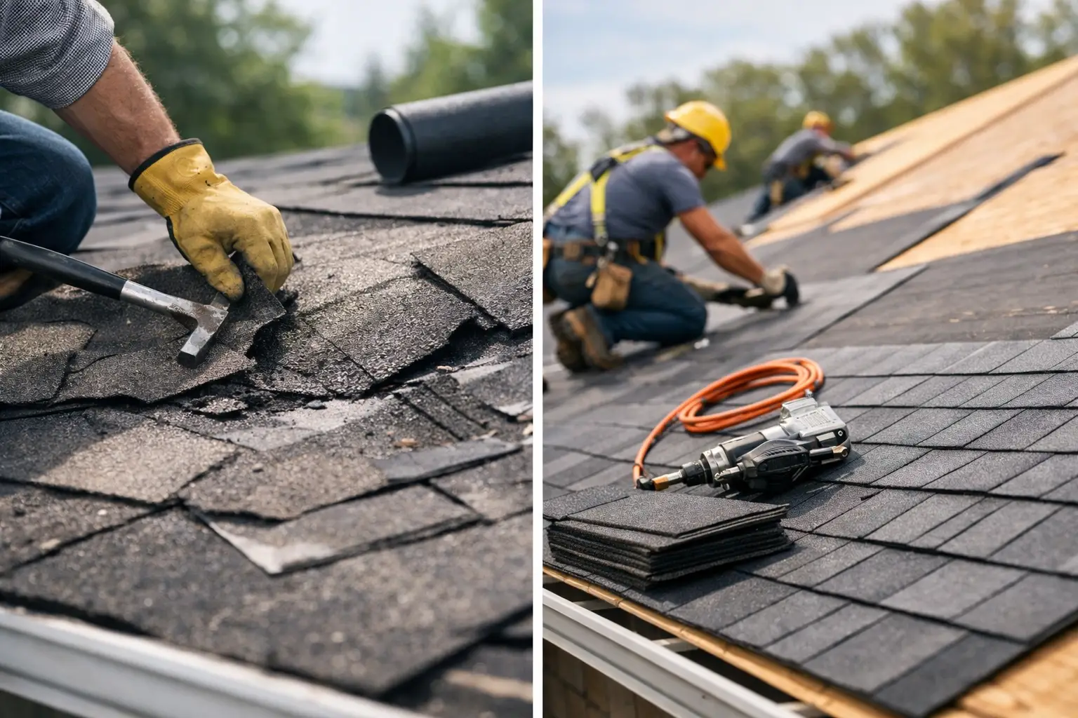 Roof Repair Versus Reroofing: Which Is Right?