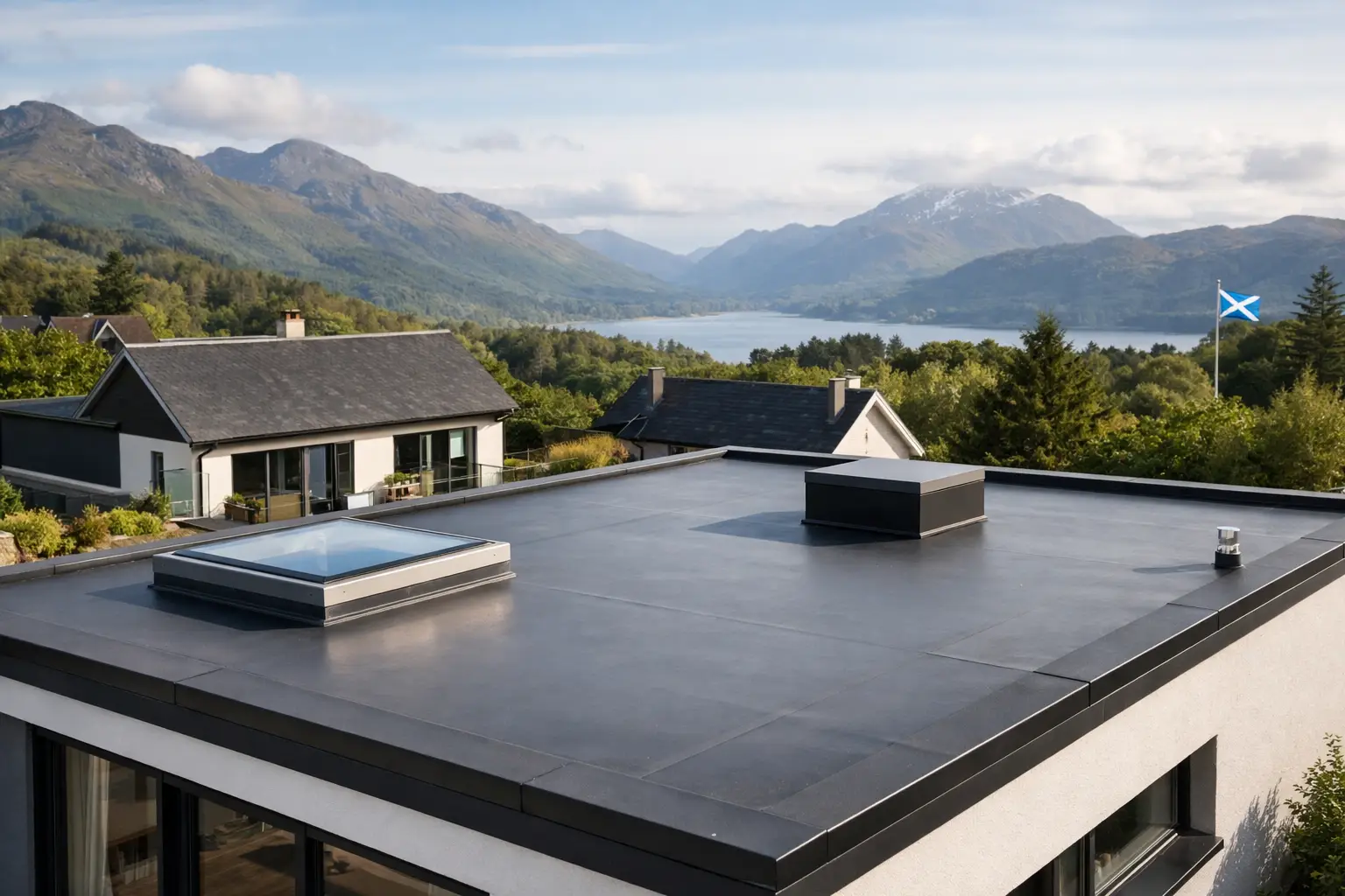 Best Flat Roof Systems for Scottish Homes